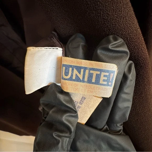 Vintage 90s Anne Klein II 100% Pure Wool Light Utility Jacket USA 10 fits like 6 - Picture 6 of 12